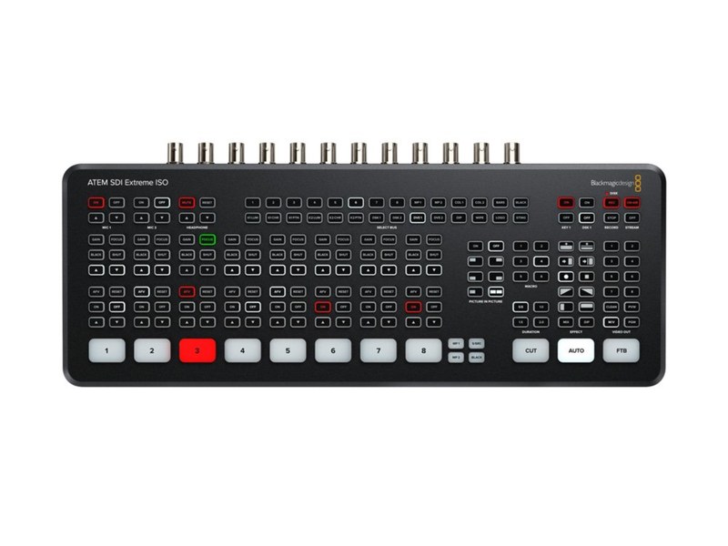 Catalogue illustration of Blackmagic ATEM 8-Input SDI ISO Switcher