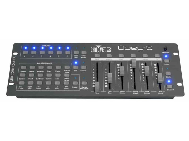 Catalogue illustration of Chauvet Obey 6 DMX Controller
