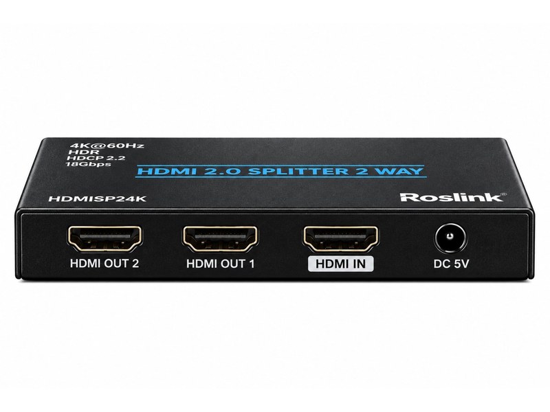 Catalogue illustration of HDMI 1-to-2 Splitter