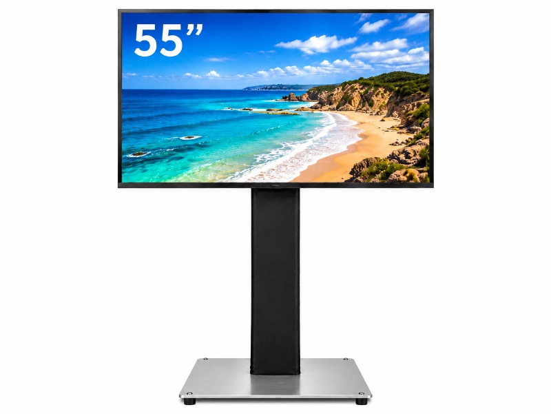 55-inch 4K TV with Truss, Base and Skirt