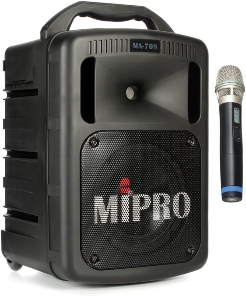Mipro MA-708 Portable PA & cordless mic